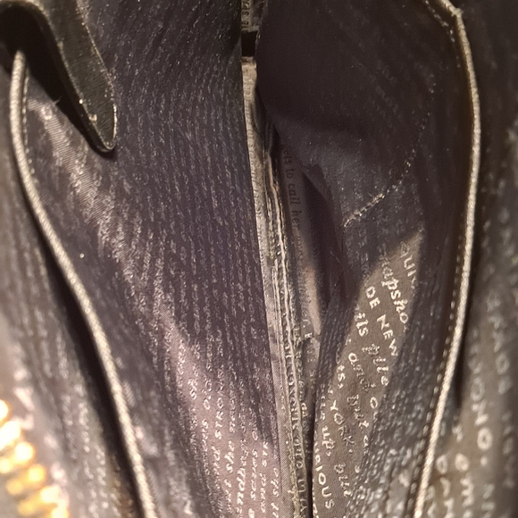 Kate Spade Classic  Nylon Stripe Laptop Commuter Bag 13" - Picture 9 of 12